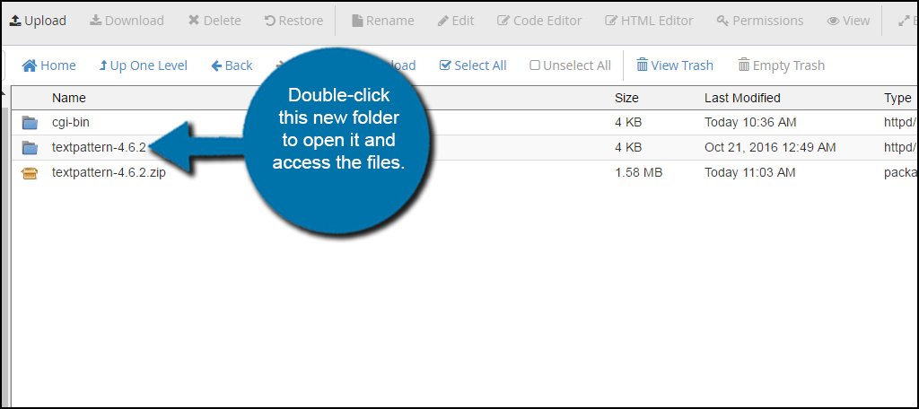 Access Textpattern Files