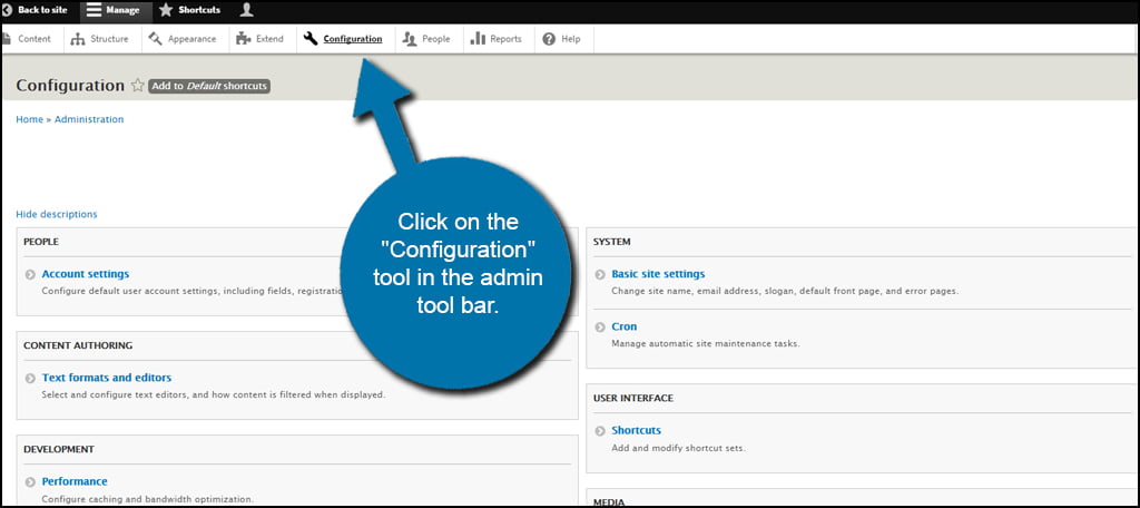 Drupal Cache Configuration