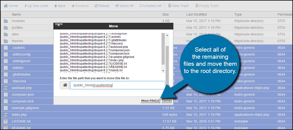 Drupal Move Files