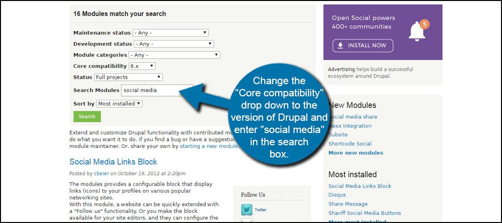 Drupal Social Search