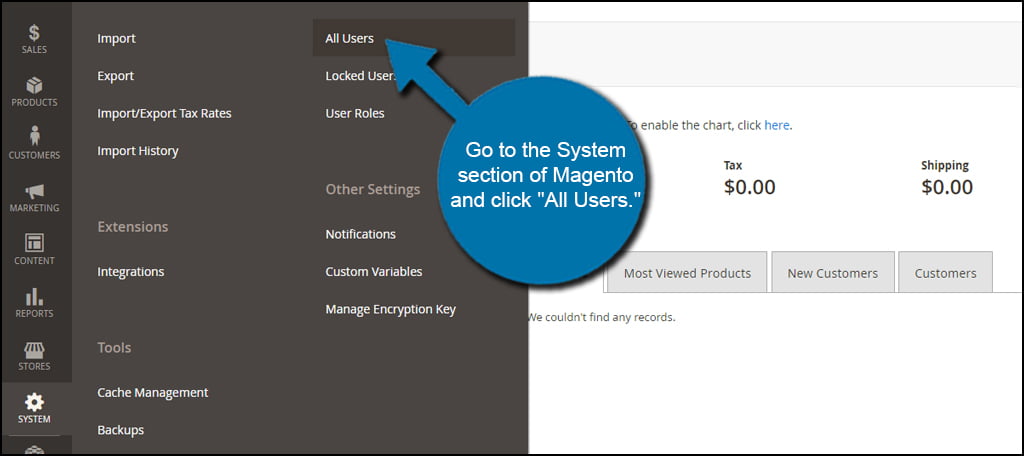 Magento All Users