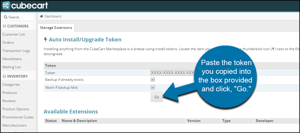 Paste Token