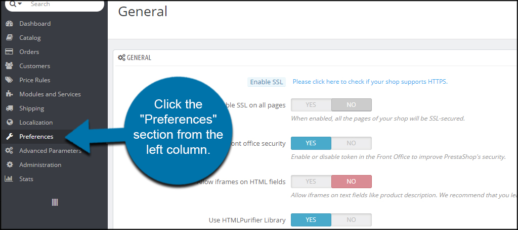 Preferences