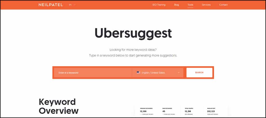 Ubersuggest