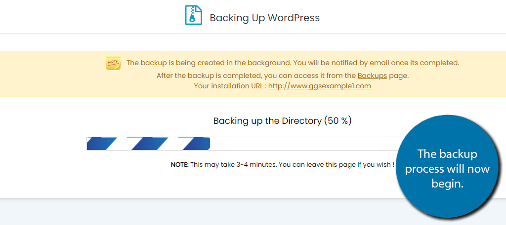 Backup Process