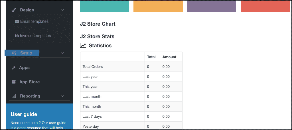 Desing tab for shopping cart extension