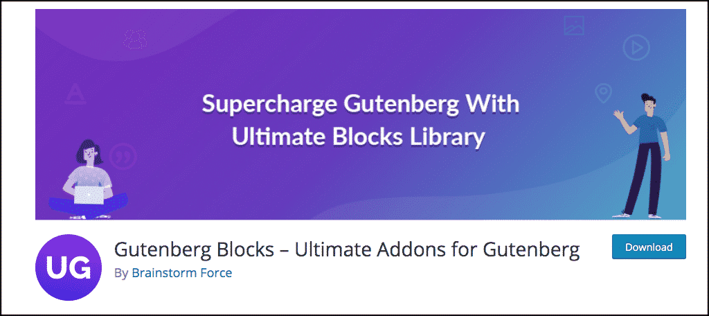 Gutenberg blocks ultimate addon plugin