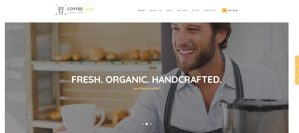 Coffee Luck wordpress theme