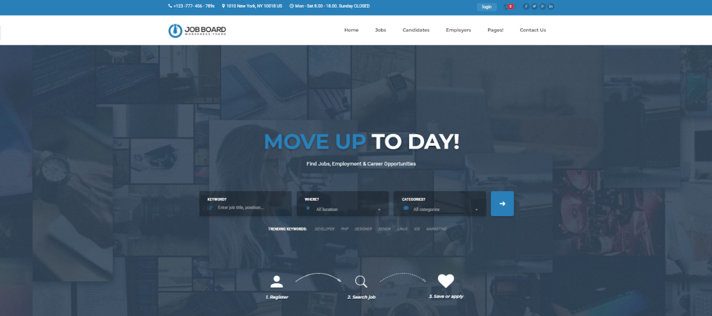 InJob job board WordPress theme