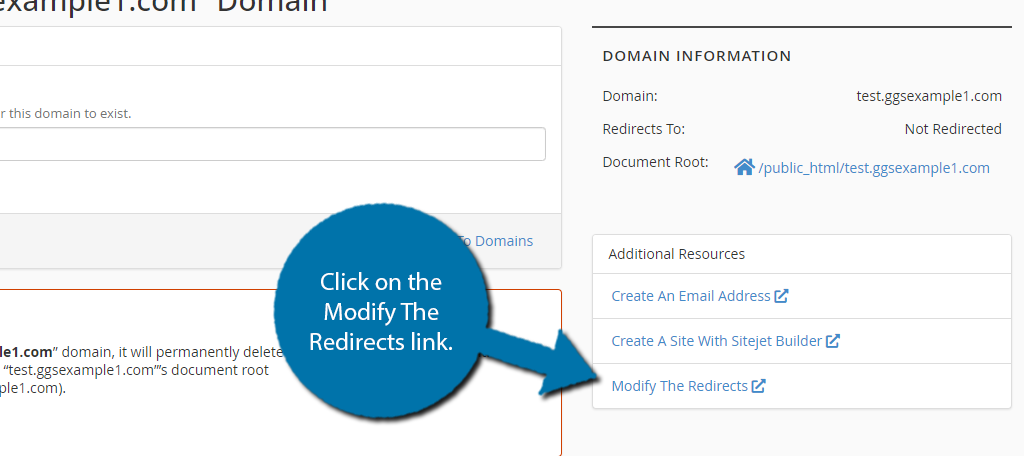 Modify Redirects