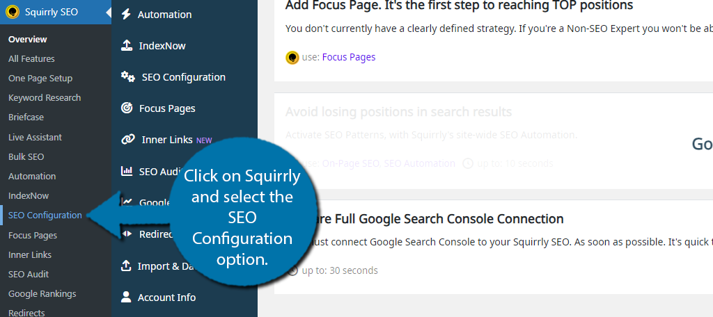 SEO Configuration