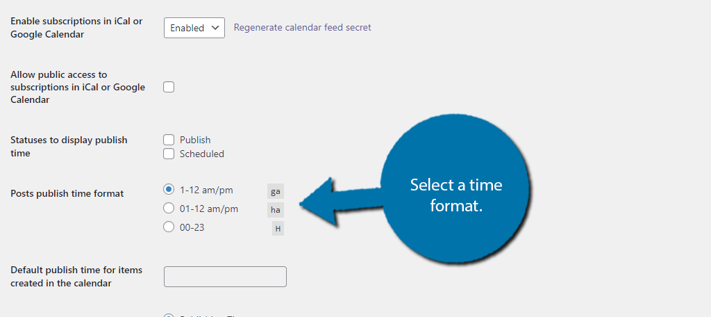 Time Format